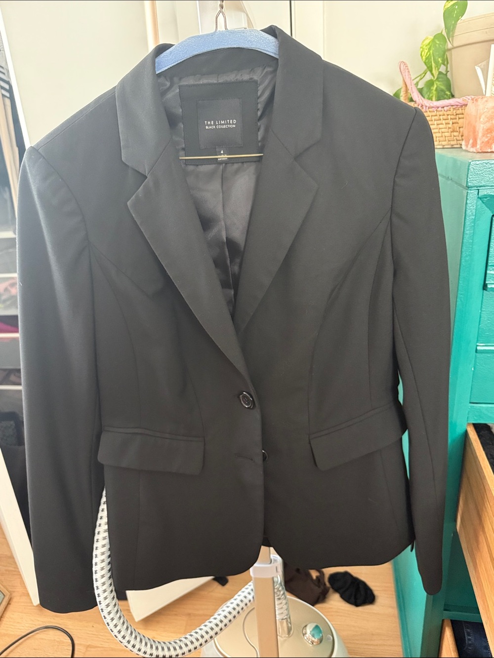 The Limited Black Single-Button Tailored Blazer